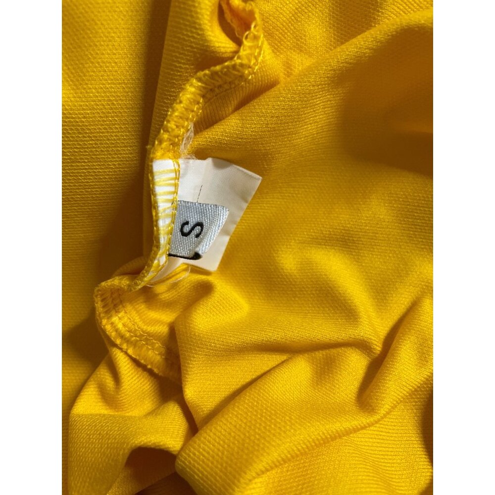 ONEIL Yellow Short Sleeve Polo Shirt Mens Size Small - Picture 7 of 9